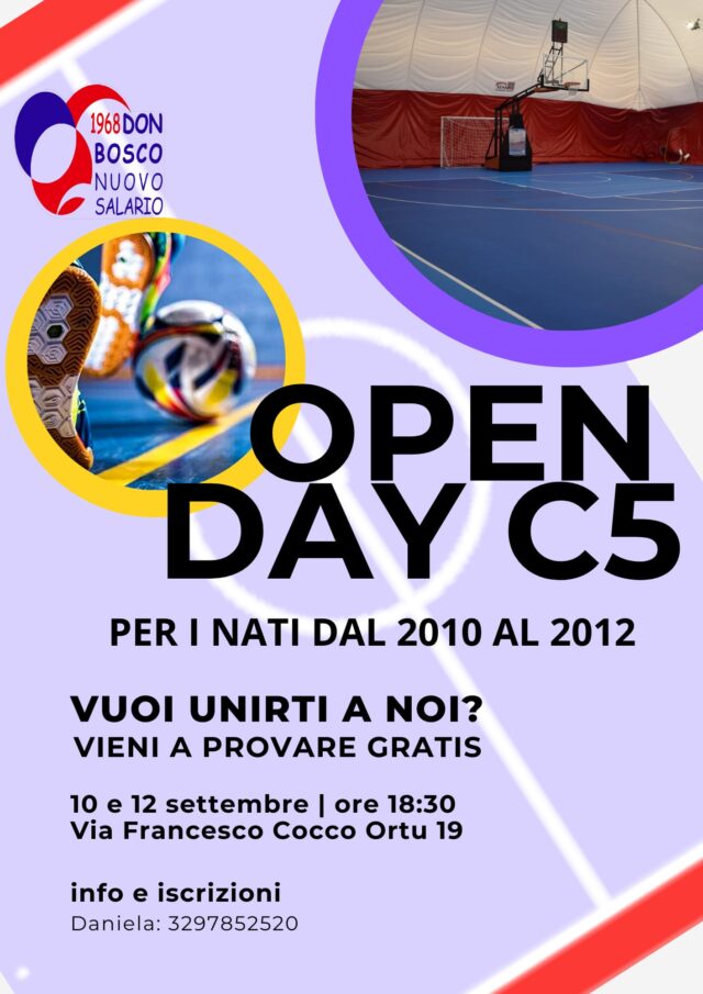 OPEN DAY CALCIO A 5